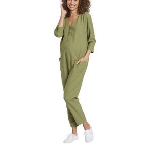 NWT The Nines Hatch Target Jumpsuit Olive Green